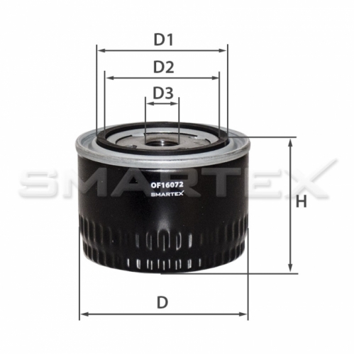 Фильтр масляный SMARTEX ОF16072 (SCT SM 101, OP 520/1)