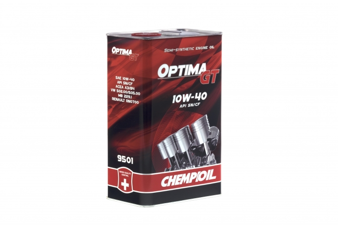 Моторное масло Chempioil (metal) Optima GT 10W40 1л.API SM/CF A3/B4