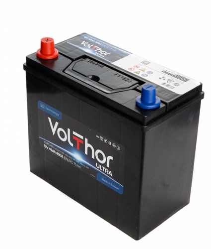 Аккумулятор  VolThor TAB ASIA 45 +прав (О)(400 пуск)