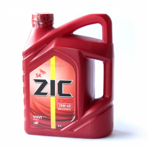 Моторное масло Zic X3000 15w40 4л CH-4 E2/B3