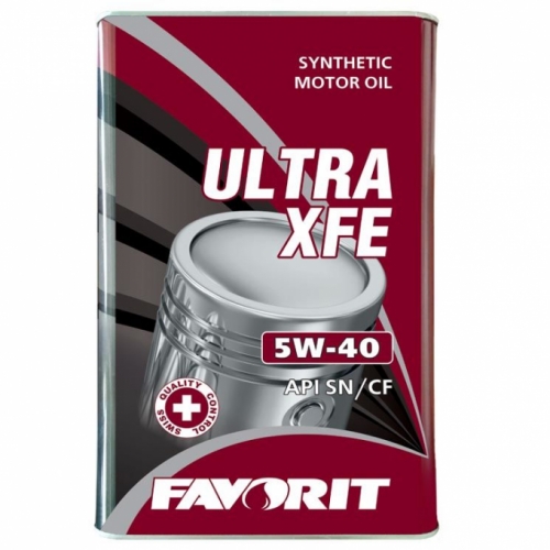 Моторное масло FAVORIT (metal)  5w40 SN/CF Ultra XFE  4л