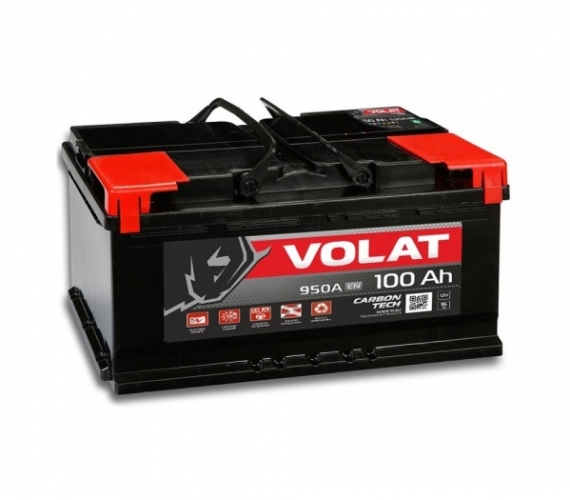 Акумулятор VOLAT - 100A +правий (L5) (950 пуск)