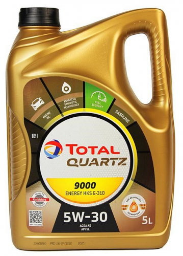 Моторное масло Total QUARTZ 9000 Energy HKS G-310 5w30 5л/4,41кг НОВАЯ КАНИСТРА