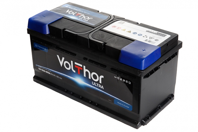 Аккумулятор VolThor TAB 92 +правый (800 пуск)