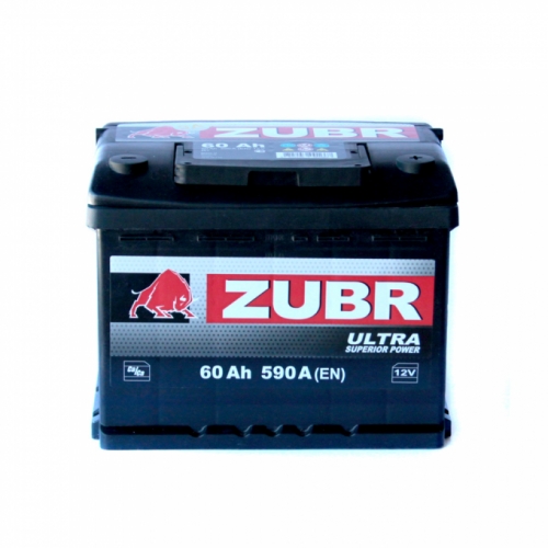 Аккумулятор ZUBR Ultra - 60A +правый (590 пуск)