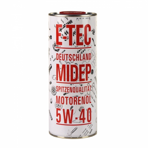 Моторное масло E-TEC (metal) 5W40 EVO 1л