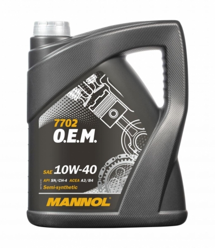 Моторное масло Mannol 7702 O.E.M. for Chevrolet Opel 10w40 4л