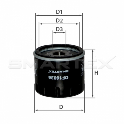 Фильтр масляный SMARTEX ОF16036 (SM 142/1) 