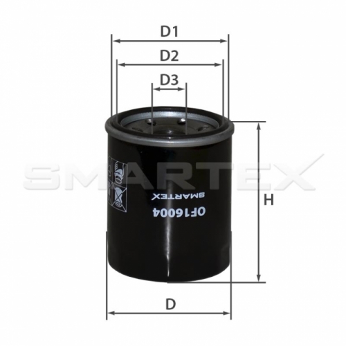 Фильтр масляный SMARTEX OF16004 (SCT SM 103) FORD, MAZDA