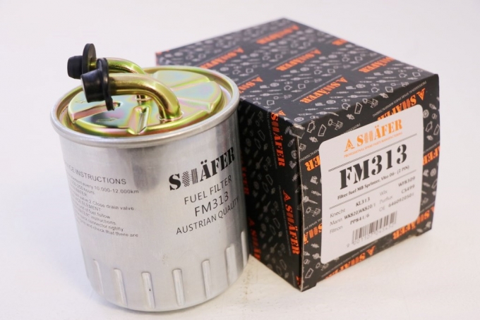 Фильтр топливный SHAFER FM313 (SCT  ST768) MB C (C204), E (W212), GL (X164), Sprinter (906), 2.0D-3.0D, 04- (2