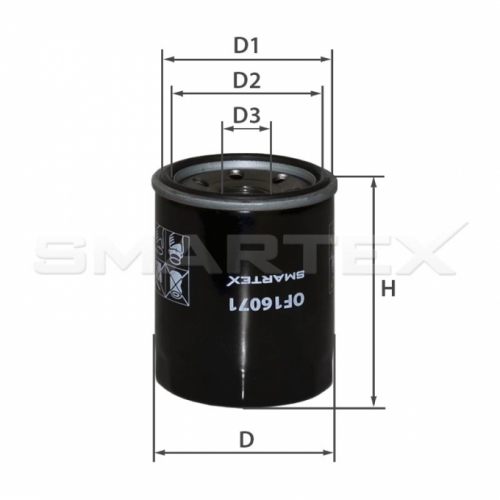 Фильтр масляный SMARTEX OF16071 (SM 104)HONDA ACCORD VI, VII, VIII