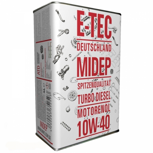 Моторное масло E-TEC (metal) 10W40 ATD 4л