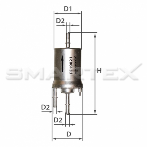 Фильтр топливный SMARTEX FF19021 (SCT ST 6091, PP 836/2)