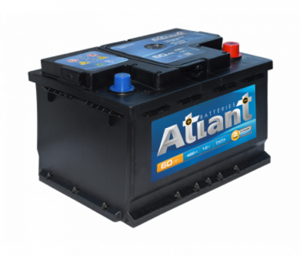 Аккумулятор ATLANT 60A +правый (L2) 480 пуск