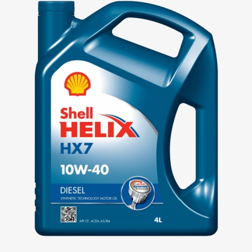 Моторное масло Shell Helix HX7 Diesel 10w40 4л CF A3/B4