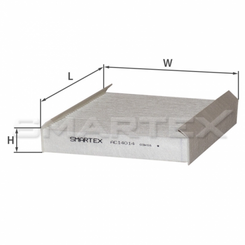 Фильтр салон SMARTEX AC14014 (K 1228 )