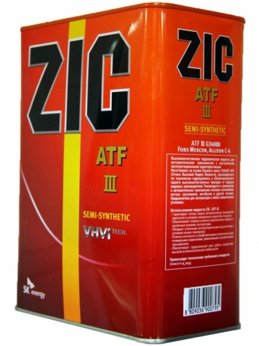 Zic ATF Dexron III Трансмиссионное масло 1л