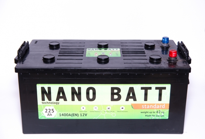 Аккумулятор NANO BATT Standart - 225 +левый 1400 А