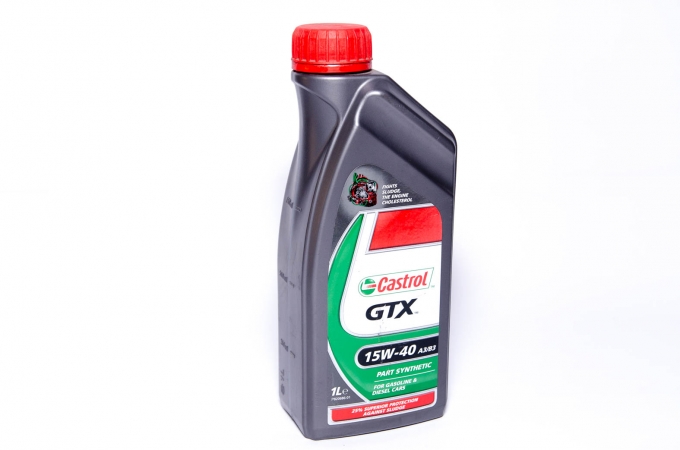 Моторное масло Castrol GTX-3 Protection 15w 40 1л.