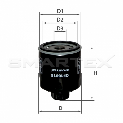 Фильтр масляный SMARTEX ОF16018 (SM 836)