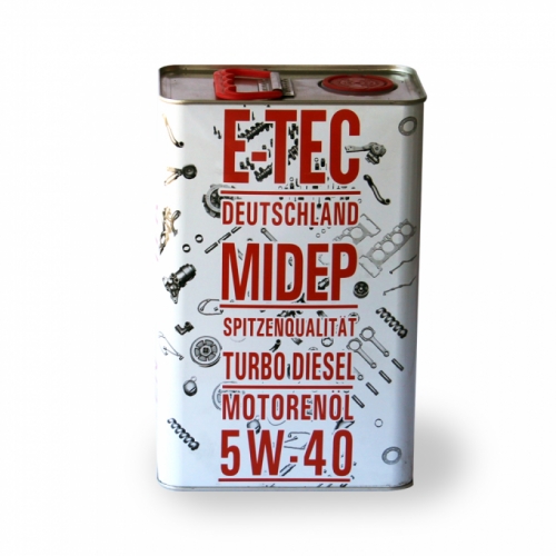 Моторное масло E-TEC (metal) 5W40 EVO-D 4л