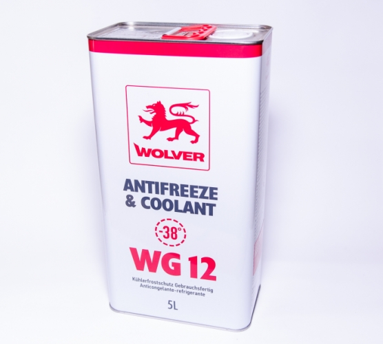 Wolver Антифриз WOLVER Ready for use WG12 5л (червоний) Німеччина
