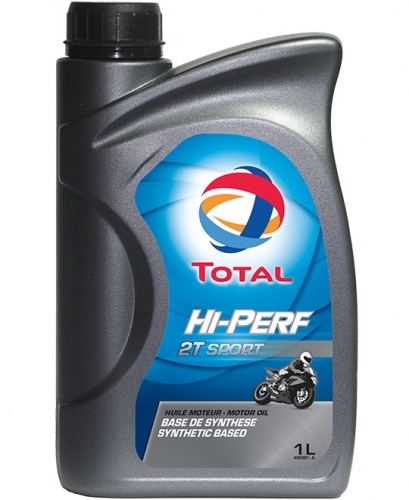 Масло для мототехники TOTAL HI-PERF 2T Sport 1л