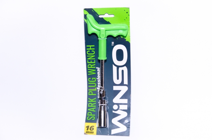 Ключ свечной WINSO 16мм профессиональный с усиленной ручкой