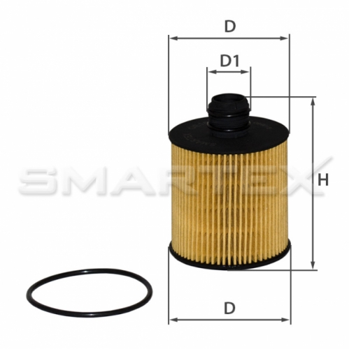 Фильтр масляный SMARTEX ОЕ18037ЕСО (SCT SH 4075 P) 
