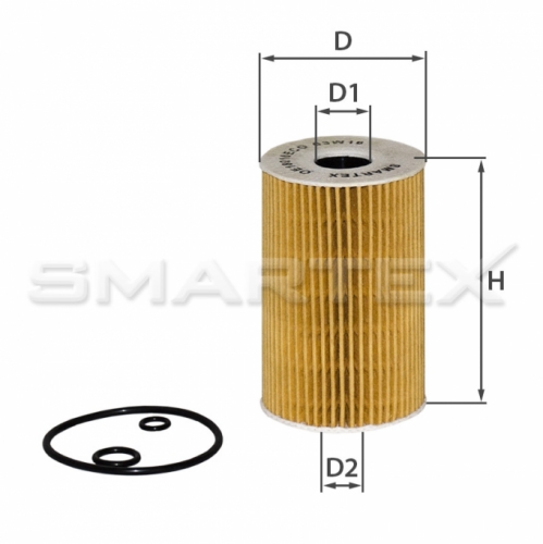 Фильтр масляный SMARTEX ОЕ18010ЕСО (SCT SH 4049 P) 