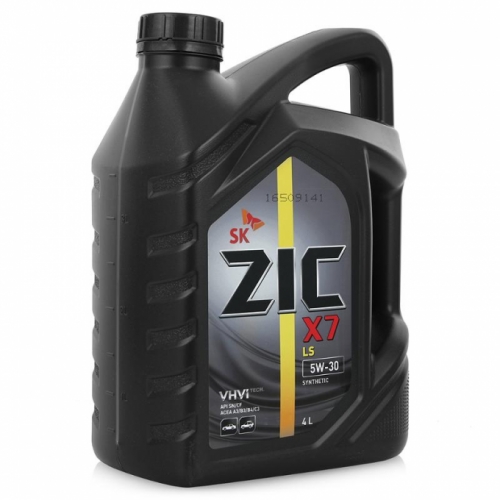 Моторное масло Zic X7 LS 5w30 4л 