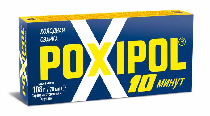 POXIPOL*10min эпоксидный клей 108гр