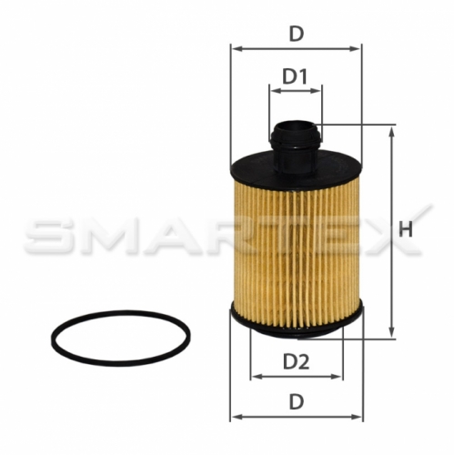Фильтр масляный SMARTEX ОЕ18021ЕСО (SCT SH 4060 P) 