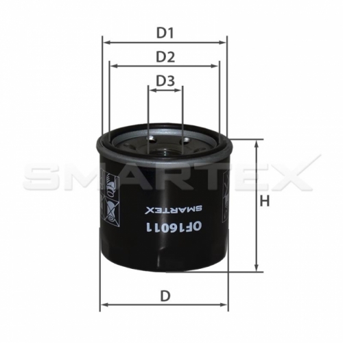 Фильтр масляный SMARTEX OF16011 (SCT SM 160) CHERY QQ, DAEWOO Matiz, SUZUKI SWIFT II, VITARA II