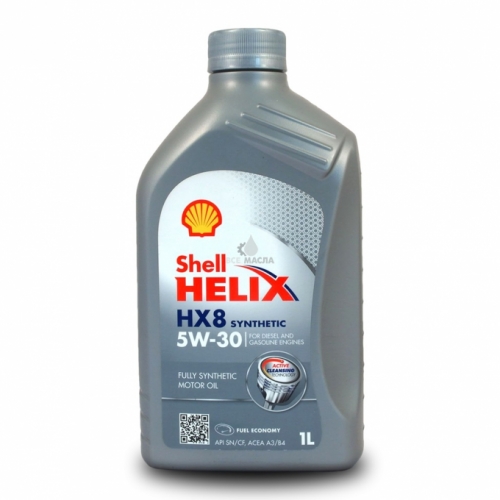 Моторное масло Shell Helix HX8 5w30 1л SL/CF A3/B4