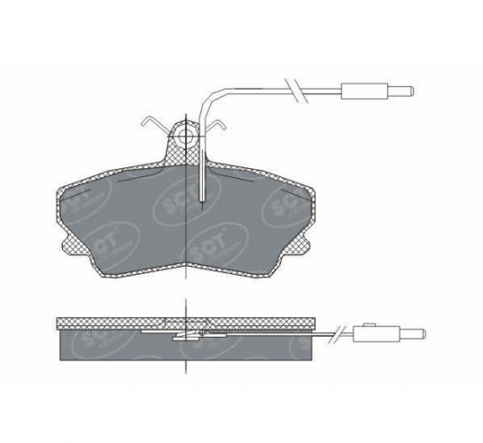 SCT Колодки  SP 300