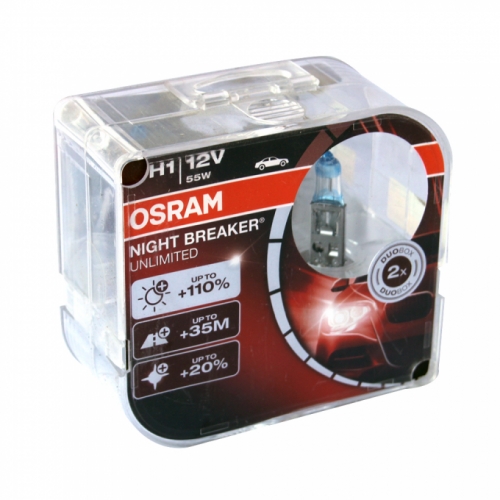 OSRAM 64150NBU Лампочки H1  12v55w (дуобокс)