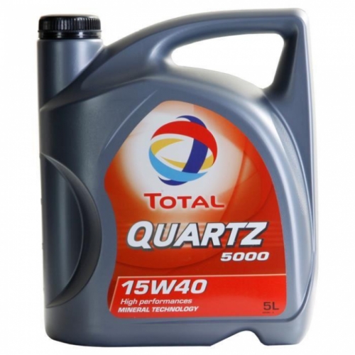 Моторное масло Total QUARTZ 5000 15w40 5л.
