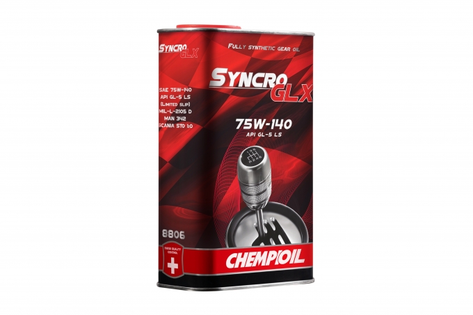 Трансмиссионное масло Chempioil (metal)  Syncro GLX 75W140  1л