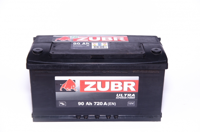 Аккумулятор ZUBR Ultra - 90A +правый 720 пуск