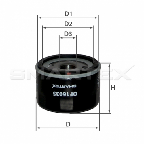 Фильтр масляный SMARTEX OF16035 (SCT SM 142) 