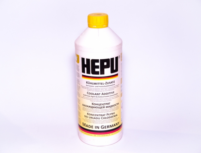 Концентрат антифриза HEPU желтый 1,5л