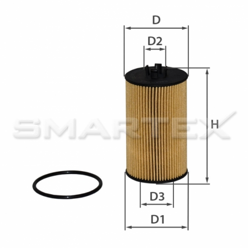 Фильтр масляный SMARTEX   ОЕ18006ЕСО (SCT SH 4044 P) 