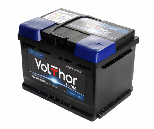 Аккумулятор VolThor ULTRA 60 +левый (1)(550 пуск)