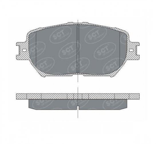 SCT Колодки SP 275 PROFI line