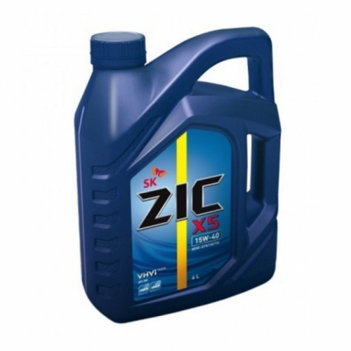 Моторное масло Zic X5 15w40 4л 