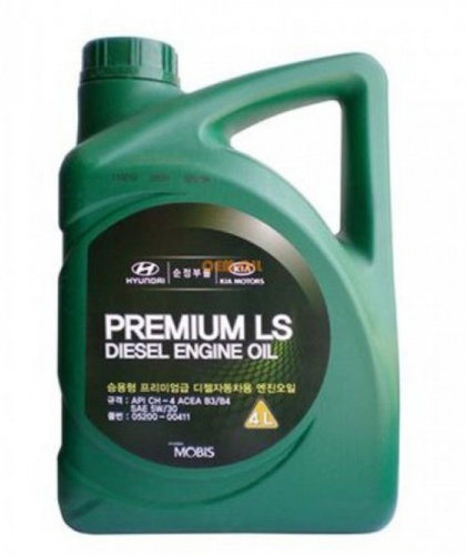 Моторное масло Оригинал MOBIS Premium LS Diesel 5W-30 4л