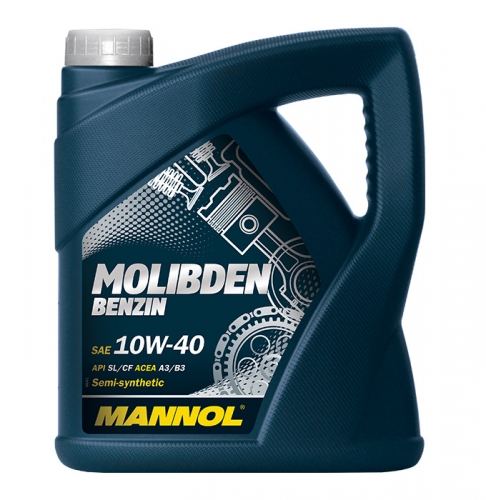 Моторное масло Mannol Molibden benzin 10w40 4л