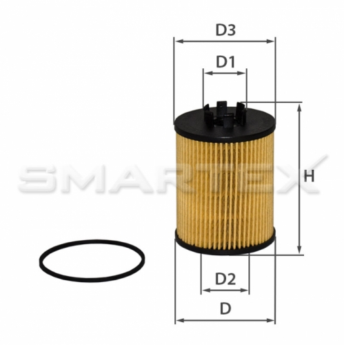 Фильтр масляный SMARTEX ОЕ18023ЕСО (SCT SH 446 P)