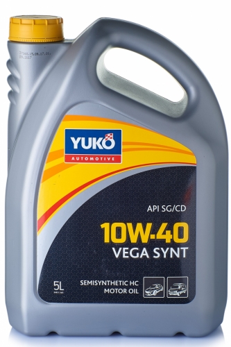 Моторное масло YUKO Vega Synt 10w40 5л SG/CD